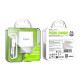 Мережевий зарядний пристрій з кабелем HOCO C76A Pro Majestic single port PD30W charger set (C to iP)(EU) White (6942007616317)