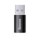 Адаптер Baseus Ingenuity Series Mini OTG Adaptor USB 3.1 to Type-CBlack (ZJJQ000101)