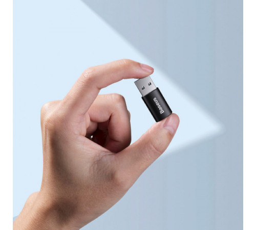 Адаптер Baseus Ingenuity Series Mini OTG Adaptor USB 3.1 to Type-CBlack (ZJJQ000101)