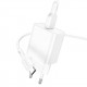 Мережевий зарядний пристрій з кабелем BOROFONE BA72A Spring single port QC3.0 charger set(Type-C) 18W White (6974443388596)