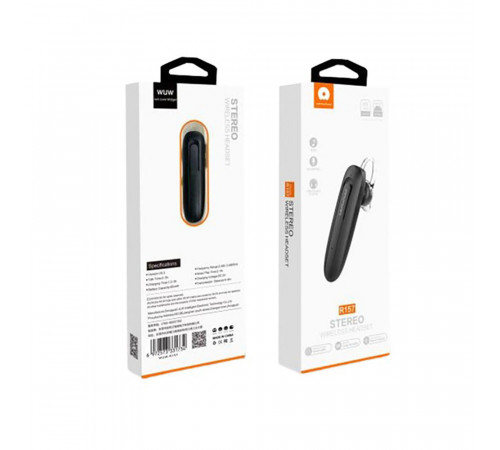 Bluetooth гарнітура WUW-R157 Black (R157)