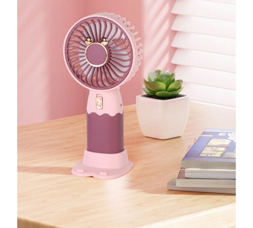 Вентилятор ZB088A Mini 250mAh (з вбуд. акум.) (15,8см)