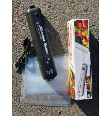 Вакуумний пакувальник, побутовий автоматичний апарат NEW ЧОРНИЙ (48) (40)