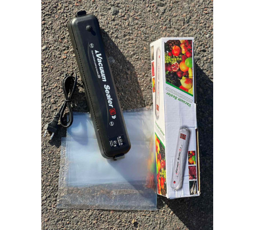 Вакуумный упаковщик, бытовой автоматический аппарат  NEW    ЧЕРНЫЙ    (48) (40)