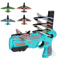 Дитячий Пістолет катапульта з літаючими ЛІТАКАМИ Air Battle (48)