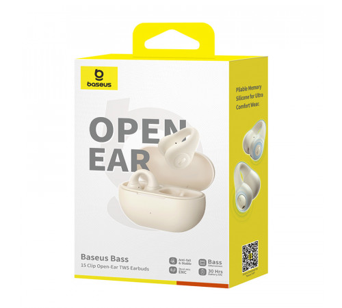Бездротові навушники Baseus Bass 15 Clip Open-Ear (A00079500223-00)