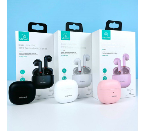 Бездротові навушники Usams-NX10 Dual-mic ENC Bluetooth 5.2