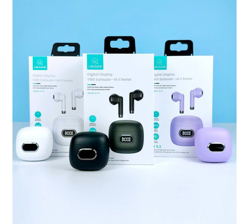Бездротові навушники Usams-IAII 15 Digital Display  Bluetooth 5.3
