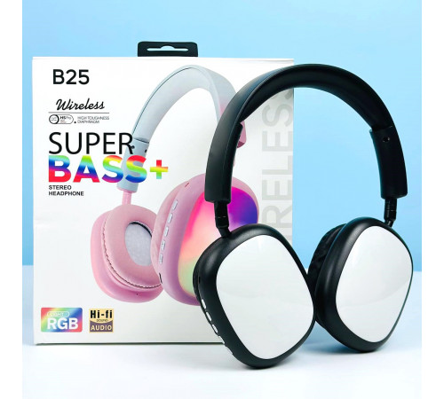 Навушники B25 Bluetooth з RGB підсвічуванням