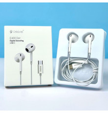 Навушники Celebrat E400 Ear Type-C 1.2m
