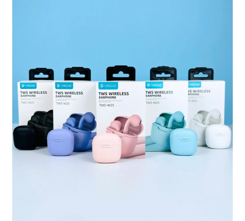 Бездротові навушники Celebrat W25 Powerful Inner Core