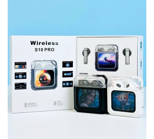 Бездротові навушники S10 Pro Smart case