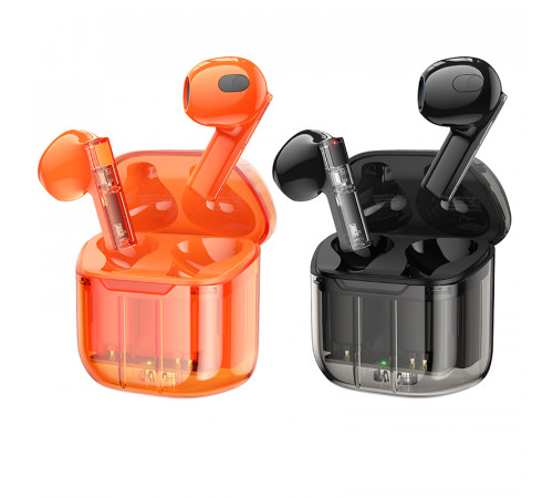 Бездротові навушники Borofone BW23 Crystal bean Transparent Edition