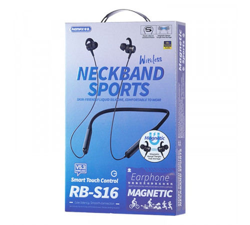 Навушники Remax RB-S16 Smart Touch Control Neckband Sports