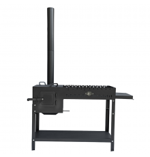 Мангал с печкой Daddy Smoke из 5 мм.