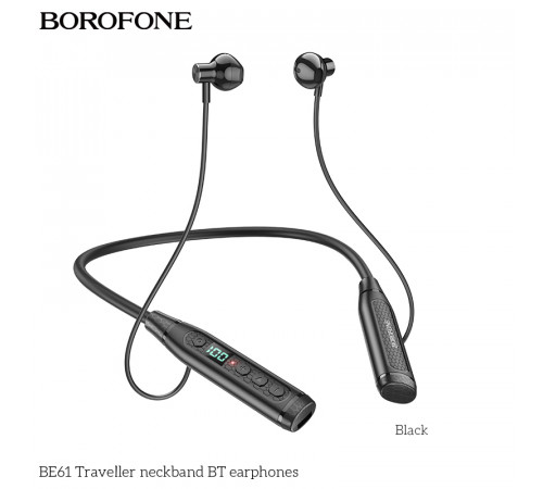 Навушники Borofone BE61 Traveller neckband sports