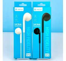 Навушники Celebrat G12 3.5mm 1.2m