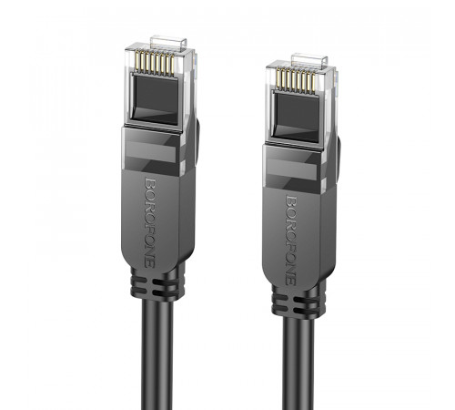 Кабель мережевий патч-корд для інтернету Borofone BUS01 Category 6 Gigabit 5m