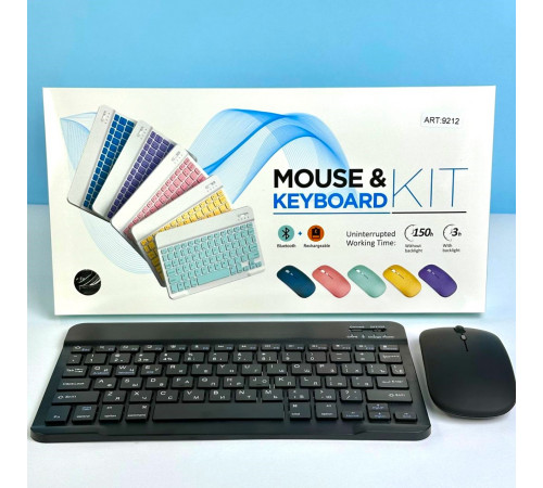 Клавіатура бездротова GFSK-9212 Combo + мишка (з Eng, Ru розкладками)