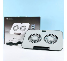 Підставка-охолоджувач для ноутбука N22 з тримачем для телефону 12-17inch (2 Fan)