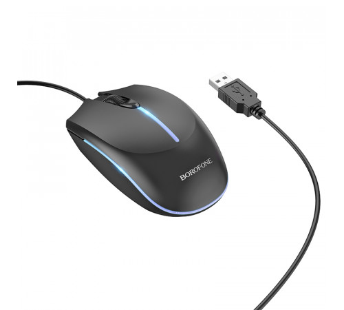 Мишка комп'ютерна дротова Borofone BG10 Soaring game luminous