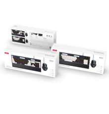 Клавіатура дротова XO KB-06 з підсвіткою + Мишка