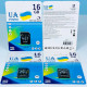 Карта пам'яті UA POWER 16Gb U-1 Ultra high speed Class 10 (з адаптером SD)