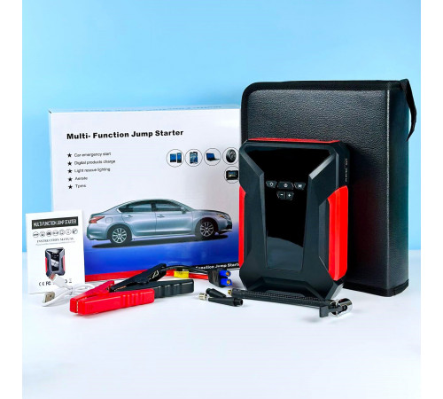 Автомобільний пускозарядний пристрій-компресор J16 Jump Starter 39800mah USB+Type-C