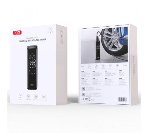 Автомобільний компресор XO CZ017 120W з кабелем 3m