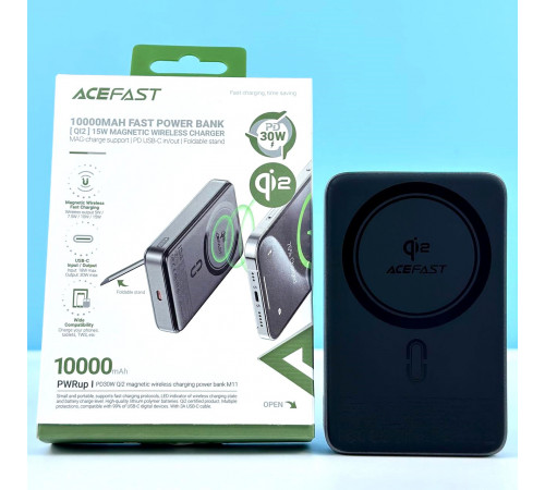 УМБ Power Bank AceFast M11 10000mAh Qi2 Magnetic PD30W з бездротовою зарядкою