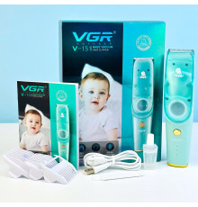 Машинка для стрижки Дитяча VGR V-151 Baby з акумулятором (3 насадки)