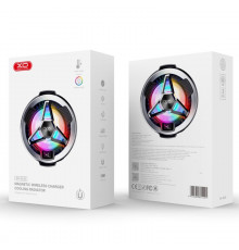 Охолоджувач для телефону XO SL05 з цифровим дисплеєм та бездротовою зарядкою (магнітний+затискач)