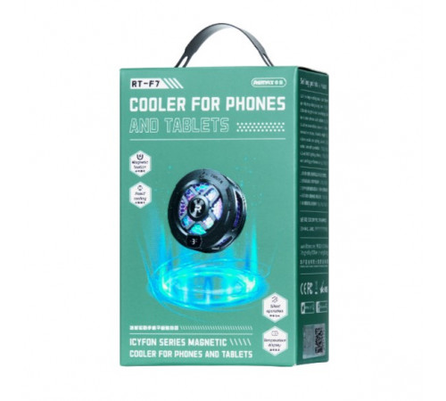 Охолоджувач магнітиний Remax RT-F7 lcyfon Series (для телефонів і планшетів, з дисплеєм температури)