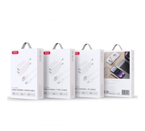 Мережевий зарядний пристрій XO L109 2.4A Type-C