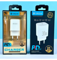 Мережевий зарядний пристрій Celebrat C-S5 PD30W
