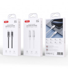 Data Cable XO NB-Q282B Brushed Silicone Type-C to Type-C 60W 1m