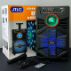 УЦІНКА Колонка JTLC JT-818 з RGB-підсвічуванням та мікрофоном (25,0*24,8*41,3см) (зламаний пульт)