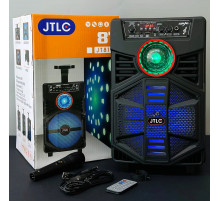 УЦІНКА Колонка JTLC JT-818 з RGB-підсвічуванням та мікрофоном (25,0*24,8*41,3см) (під ремонт)