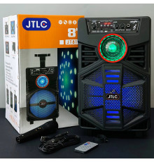 УЦІНКА Колонка JTLC JT-818 з RGB-підсвічуванням та мікрофоном (25,0*24,8*41,3см) (під ремонт)
