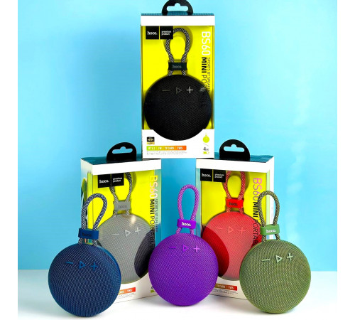 УЦІНКА Портативна колонка Hoco BS60 Exploring sports (10,7*10,7*5,3 см) (під ремонт)