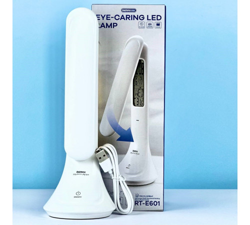 Настільна лампа Remax RT-E601 Time 2 Series з годинником та термометром