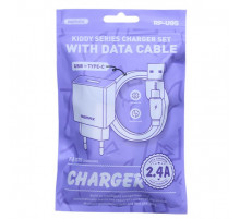 Мережевий зарядний пристрій Remax RP-U95 Kiddy Series 2.4A Type-C