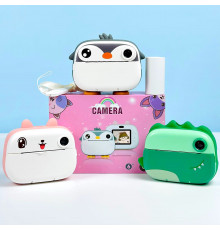 Дитяча фотокамера Animals M05 із функцією друку та з фронтальною камерою