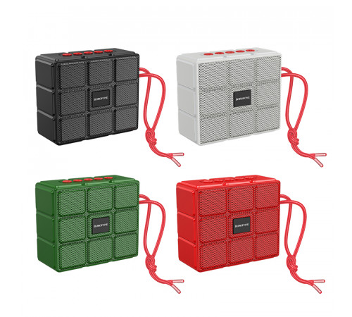 Портативна колонка Borofone BR16 Gage sport GREEN (10,0*8,4*4,7 см)