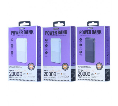 УМБ Power Bank Remax RPP-26 Lango Series ll 20000mAh 2.4А
