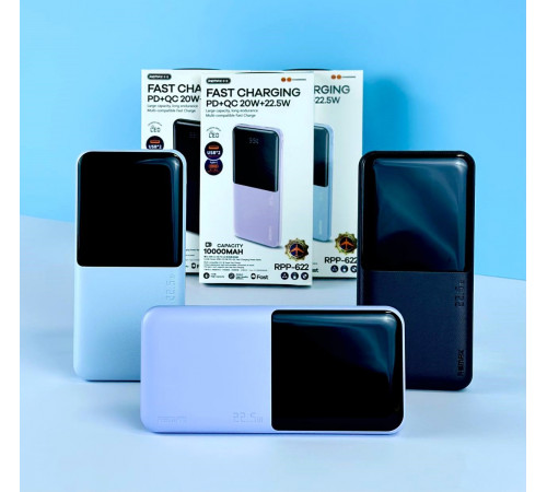 УМБ Power Bank Remax RPP-622 Cynlle Series 10000mAh PD20W+QC22.5W