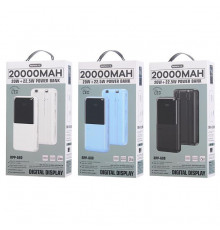 УМБ Power Bank Remax RPP-680 Cynlle Series 20000mAh PD20W+QC22.5W (with cable Type-C+Lightning)