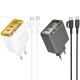 Мережевий зарядний пристрій Borofone BAS34A Treasure PD65W+QC3.0 Type-C to Type-C