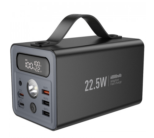 УМБ Power Bank Hoco  J138 Distant multi-function 60000mAh 22.5W+PD20W+DC12V (з ліхтарем)