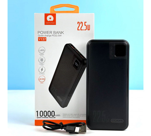 УМБ Power Bank WUW Y137 10000mAh PD20W+QC3.0 (22.5W)